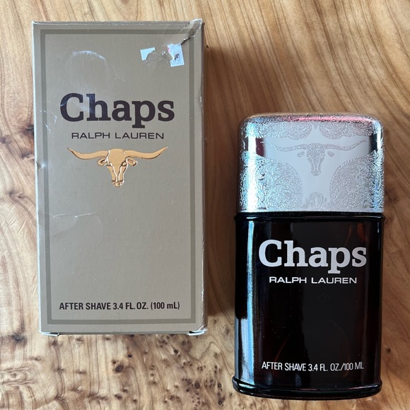 🎩Vintage Chaps Ralph Lauren 3.4 oz/ 100 ml After Shave Splash 100% Full in box - Picture 4 of 11